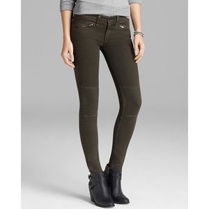 Rag & Bone Ridley Moto Denim With Knee Patches 25